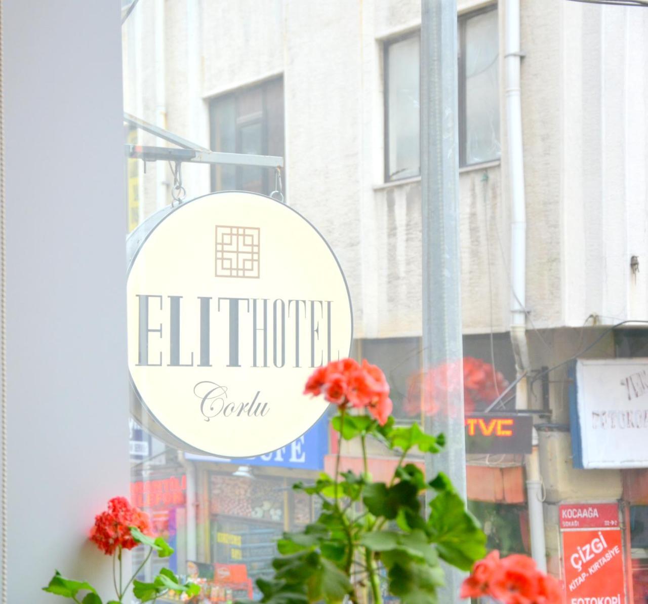 Elit Hotel Çorlu Exterior foto